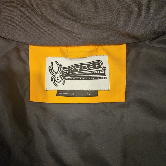 Spyder Size 14 Kids Ski Jacket - Picture 9 of 10